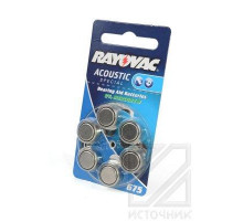RAYOVAC ACOUSTIC  SPECIAL 675 BL6