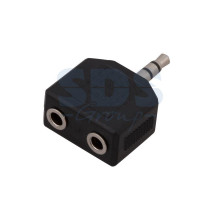 ПЕРЕХОДНИК штекер 3.5мм стерео - 2гнезда 3.5мм стерео REXANT