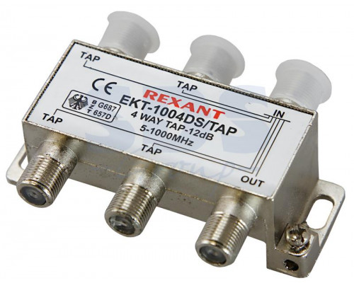 ОТВЕТВИТЕЛЬ 4 отвода 12 дБ REXANT