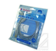 Belsis multimedia nano BW 1410 USB2.0 A вилка - USB B вилка, 1.5м с ф/ф BL1