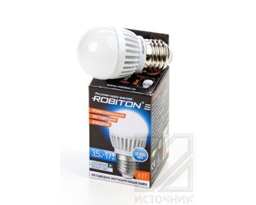 ROBITON LED Globe-3.5W-4200K-E27 BL1