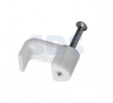 Крепеж кабеля плоский 10мм х 5мм (упак. 50 шт.) REXANT